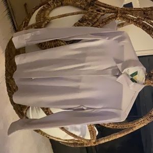 Theory lavender button down